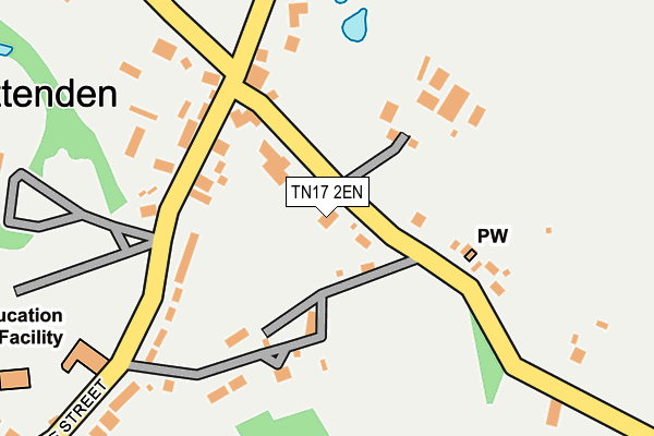TN17 2EN map - OS OpenMap – Local (Ordnance Survey)