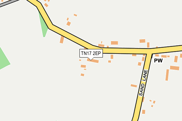TN17 2EP map - OS OpenMap – Local (Ordnance Survey)