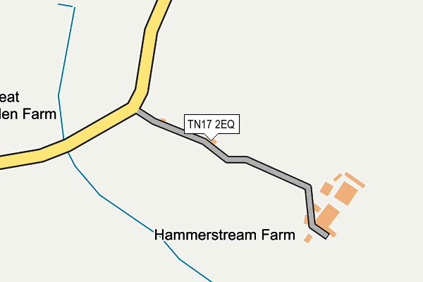 TN17 2EQ map - OS OpenMap – Local (Ordnance Survey)