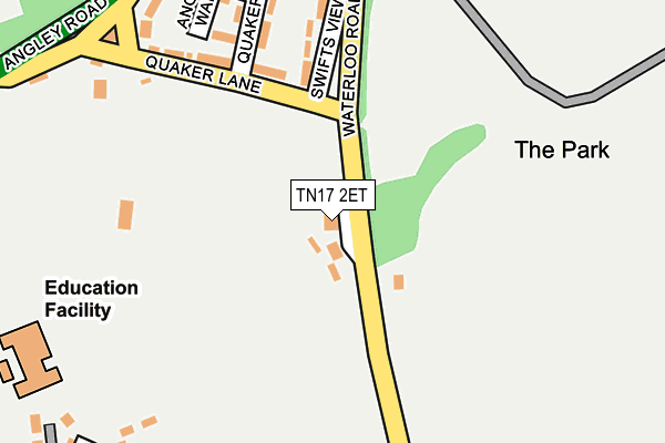 TN17 2ET map - OS OpenMap – Local (Ordnance Survey)