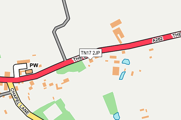 TN17 2JP map - OS OpenMap – Local (Ordnance Survey)