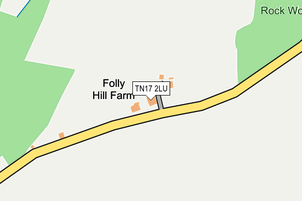 TN17 2LU map - OS OpenMap – Local (Ordnance Survey)