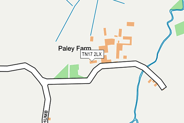 TN17 2LX map - OS OpenMap – Local (Ordnance Survey)