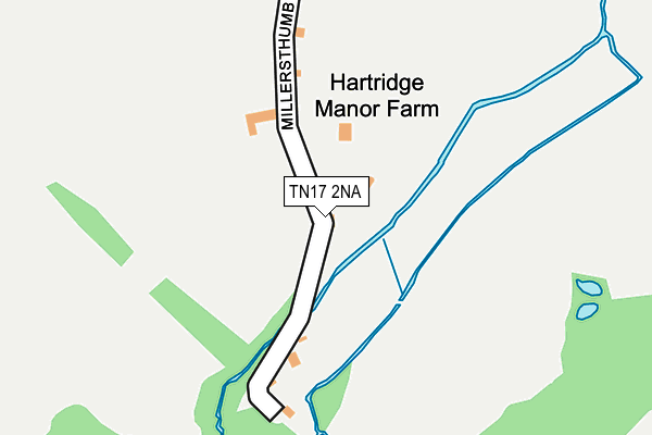TN17 2NA map - OS OpenMap – Local (Ordnance Survey)