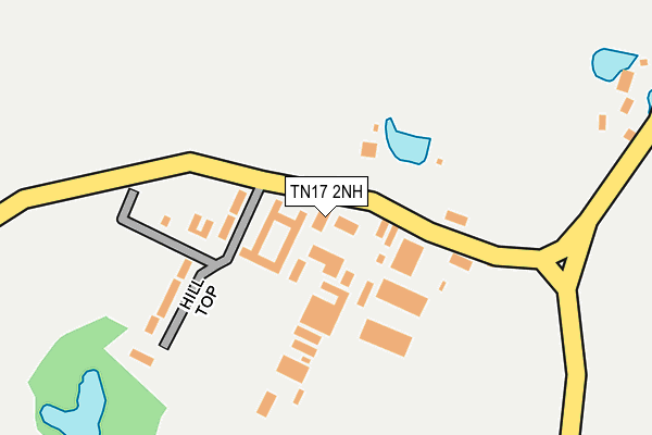 TN17 2NH map - OS OpenMap – Local (Ordnance Survey)