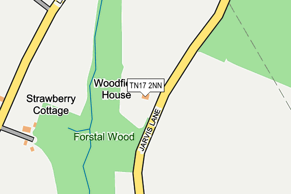 TN17 2NN map - OS OpenMap – Local (Ordnance Survey)