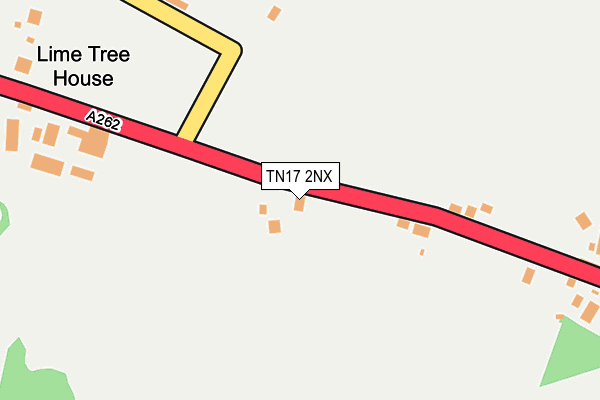 TN17 2NX map - OS OpenMap – Local (Ordnance Survey)