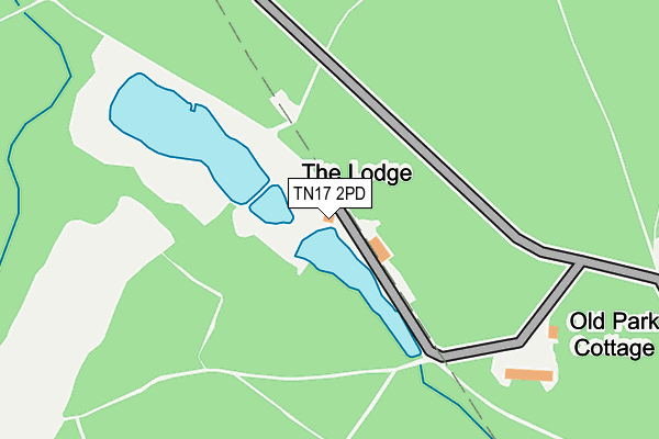 TN17 2PD map - OS OpenMap – Local (Ordnance Survey)