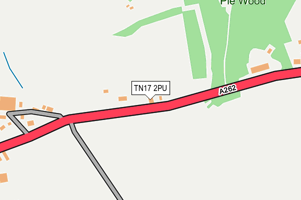 TN17 2PU map - OS OpenMap – Local (Ordnance Survey)