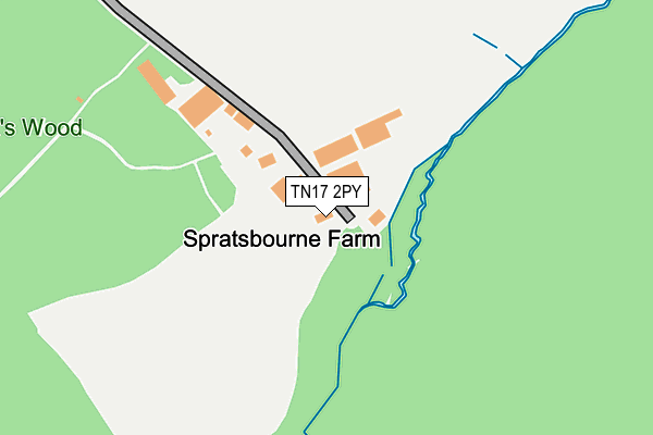 TN17 2PY map - OS OpenMap – Local (Ordnance Survey)