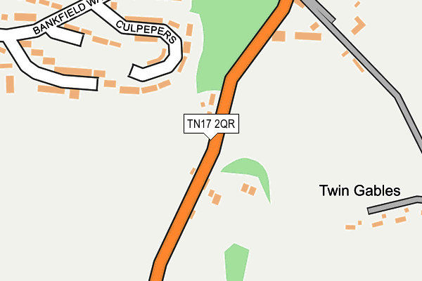 TN17 2QR map - OS OpenMap – Local (Ordnance Survey)