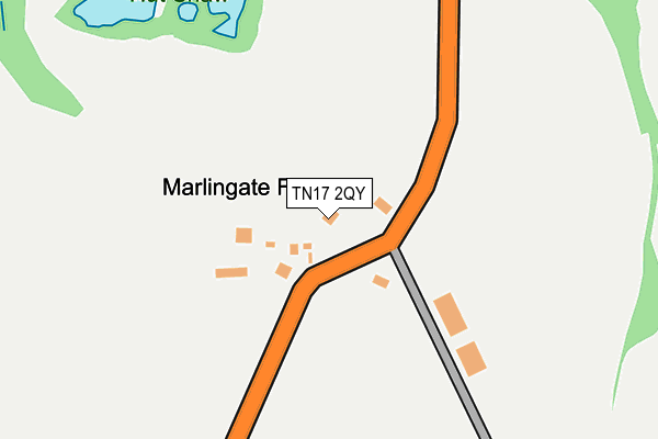 TN17 2QY map - OS OpenMap – Local (Ordnance Survey)