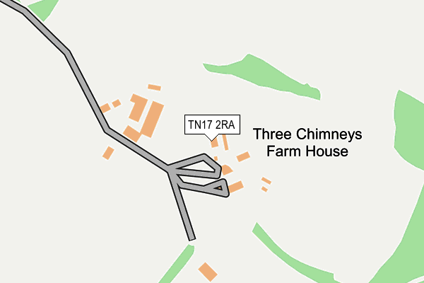 TN17 2RA map - OS OpenMap – Local (Ordnance Survey)