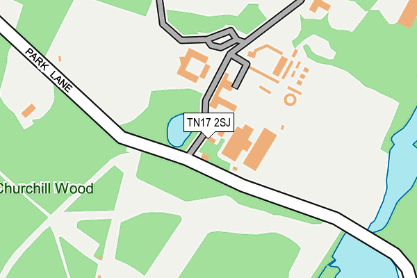 TN17 2SJ map - OS OpenMap – Local (Ordnance Survey)