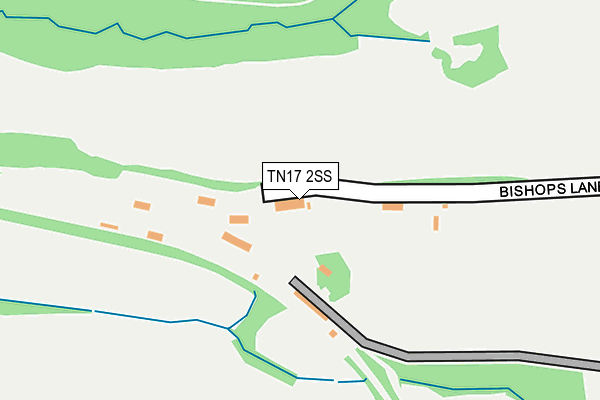 TN17 2SS map - OS OpenMap – Local (Ordnance Survey)