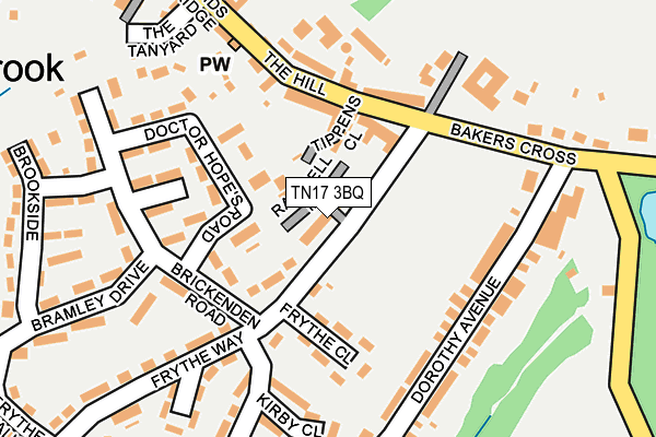 TN17 3BQ map - OS OpenMap – Local (Ordnance Survey)