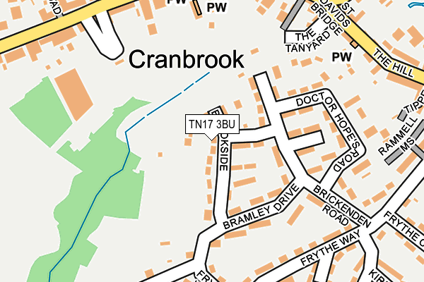 TN17 3BU map - OS OpenMap – Local (Ordnance Survey)