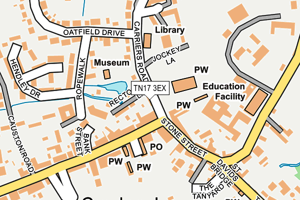 TN17 3EX map - OS OpenMap – Local (Ordnance Survey)