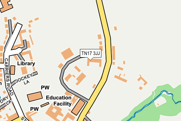 TN17 3JJ map - OS OpenMap – Local (Ordnance Survey)