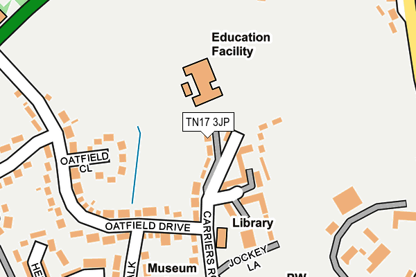 TN17 3JP map - OS OpenMap – Local (Ordnance Survey)