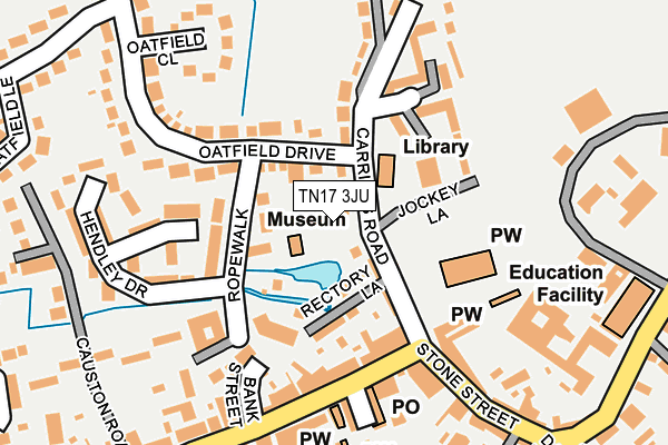 TN17 3JU map - OS OpenMap – Local (Ordnance Survey)
