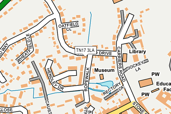 TN17 3LA map - OS OpenMap – Local (Ordnance Survey)