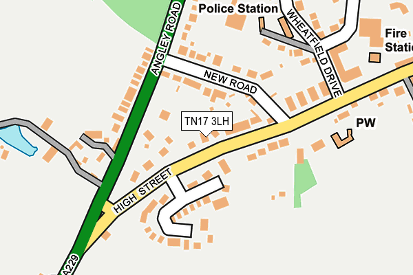 TN17 3LH map - OS OpenMap – Local (Ordnance Survey)