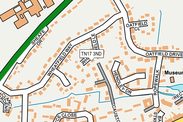 TN17 3ND map - OS OpenMap – Local (Ordnance Survey)