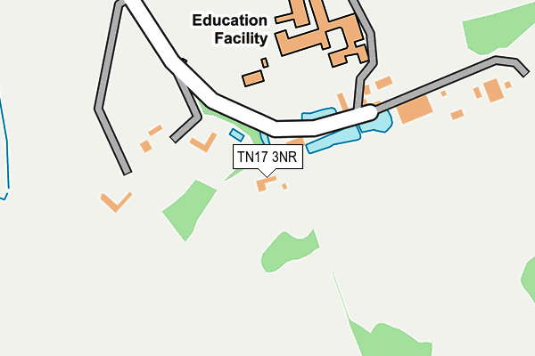 TN17 3NR map - OS OpenMap – Local (Ordnance Survey)