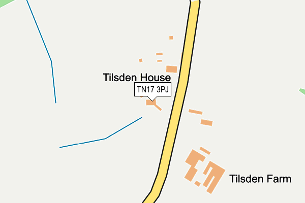 TN17 3PJ map - OS OpenMap – Local (Ordnance Survey)