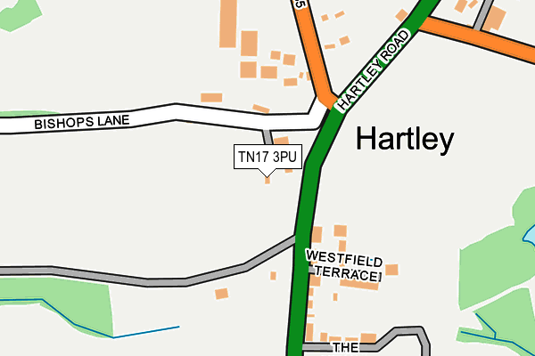TN17 3PU map - OS OpenMap – Local (Ordnance Survey)