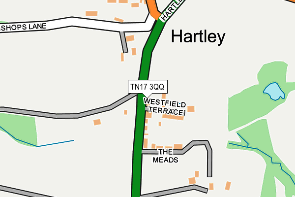 TN17 3QQ map - OS OpenMap – Local (Ordnance Survey)