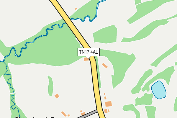 TN17 4AL map - OS OpenMap – Local (Ordnance Survey)