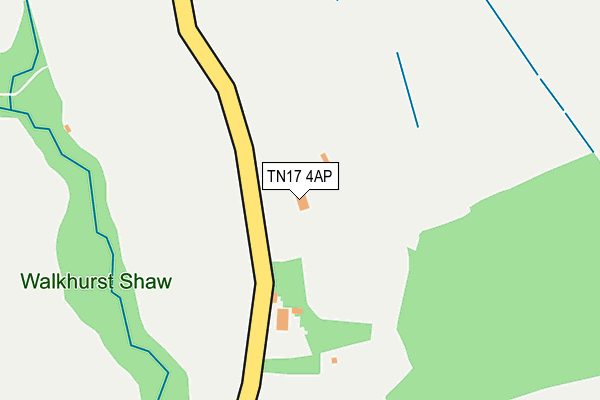 TN17 4AP map - OS OpenMap – Local (Ordnance Survey)