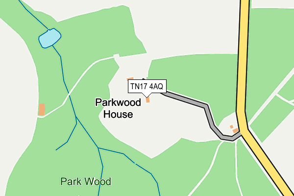 TN17 4AQ map - OS OpenMap – Local (Ordnance Survey)