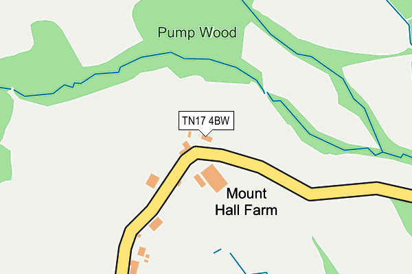 TN17 4BW map - OS OpenMap – Local (Ordnance Survey)