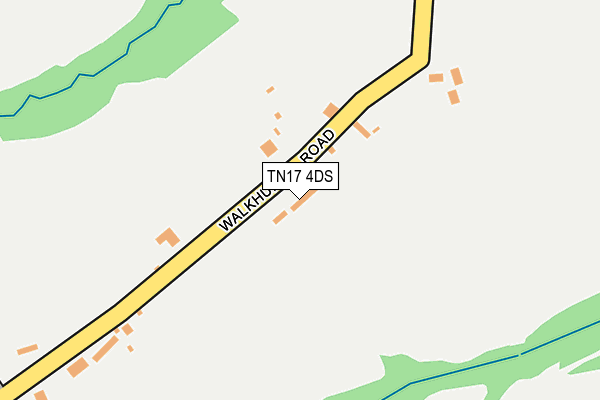 TN17 4DS map - OS OpenMap – Local (Ordnance Survey)
