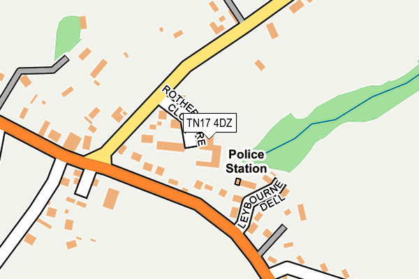 TN17 4DZ map - OS OpenMap – Local (Ordnance Survey)