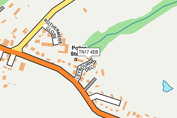 TN17 4EB map - OS OpenMap – Local (Ordnance Survey)