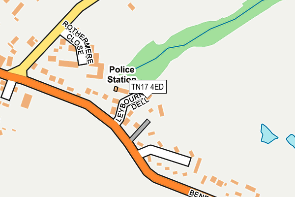 TN17 4ED map - OS OpenMap – Local (Ordnance Survey)