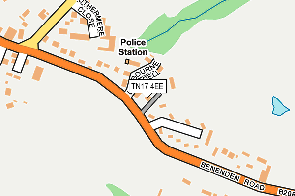 TN17 4EE map - OS OpenMap – Local (Ordnance Survey)