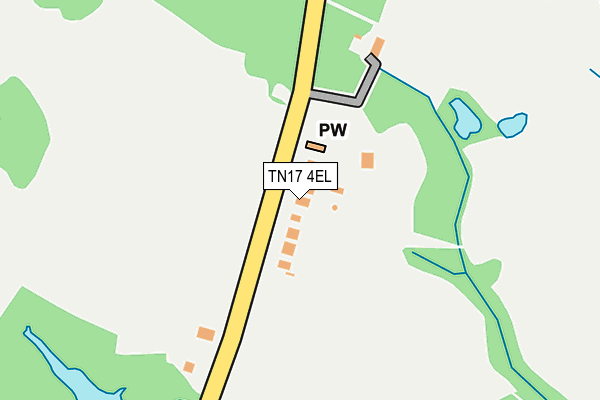 TN17 4EL map - OS OpenMap – Local (Ordnance Survey)