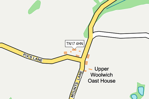 TN17 4HN map - OS OpenMap – Local (Ordnance Survey)