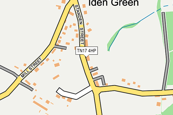 TN17 4HP map - OS OpenMap – Local (Ordnance Survey)