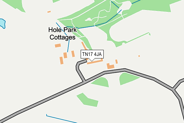 TN17 4JA map - OS OpenMap – Local (Ordnance Survey)