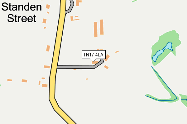 TN17 4LA map - OS OpenMap – Local (Ordnance Survey)