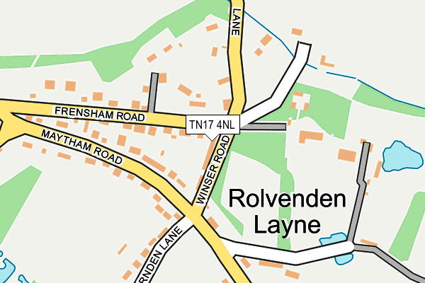 TN17 4NL map - OS OpenMap – Local (Ordnance Survey)