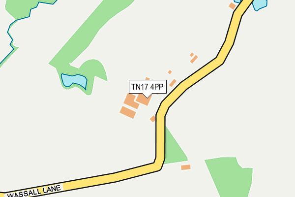 TN17 4PP map - OS OpenMap – Local (Ordnance Survey)