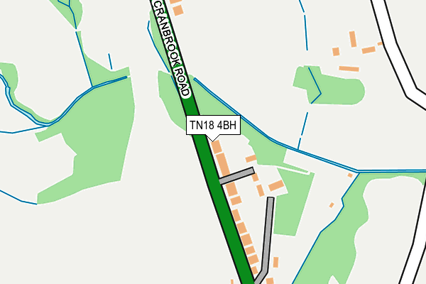 TN18 4BH map - OS OpenMap – Local (Ordnance Survey)