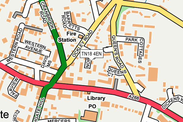 TN18 4EN map - OS OpenMap – Local (Ordnance Survey)